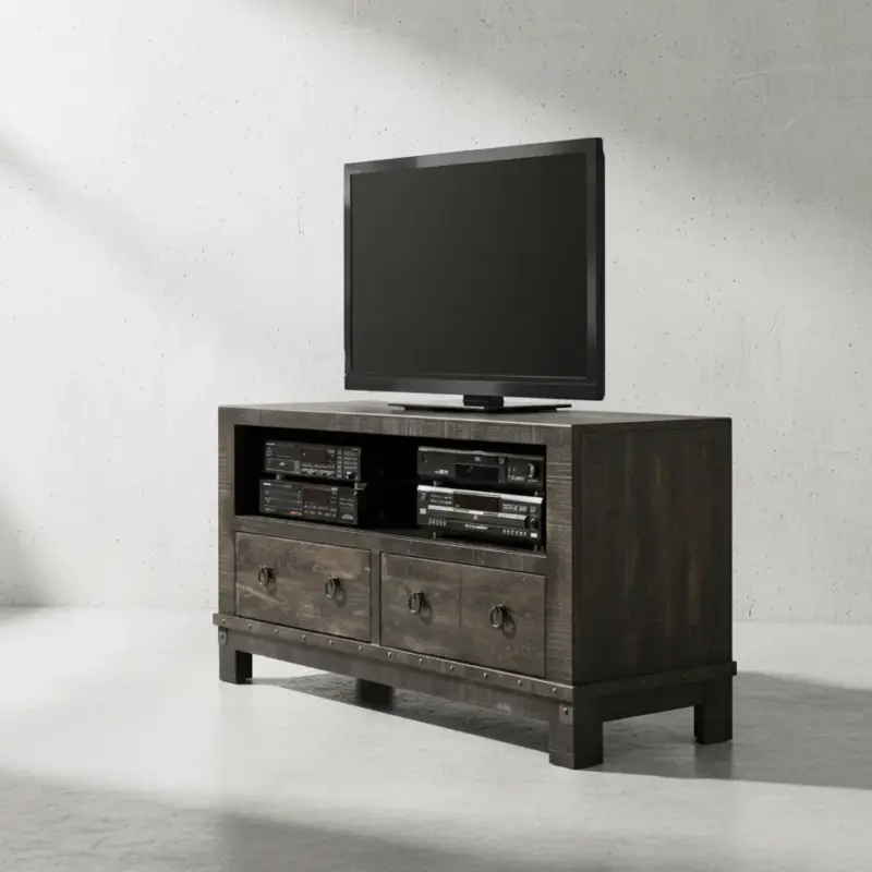 penwood furniture barrelworks tv stand 60 45 degree angle