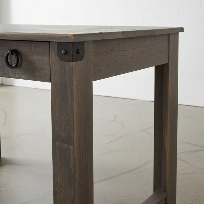 penwood furniture barrelworks writing desk medium close up