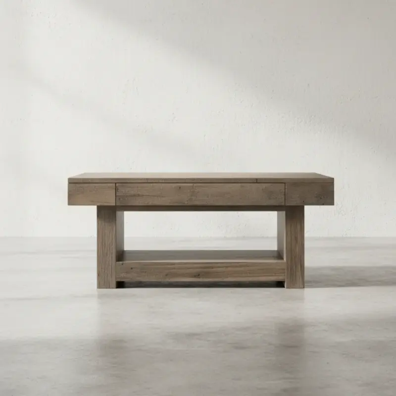 penwood furniture baxter coffee table face on horizontal