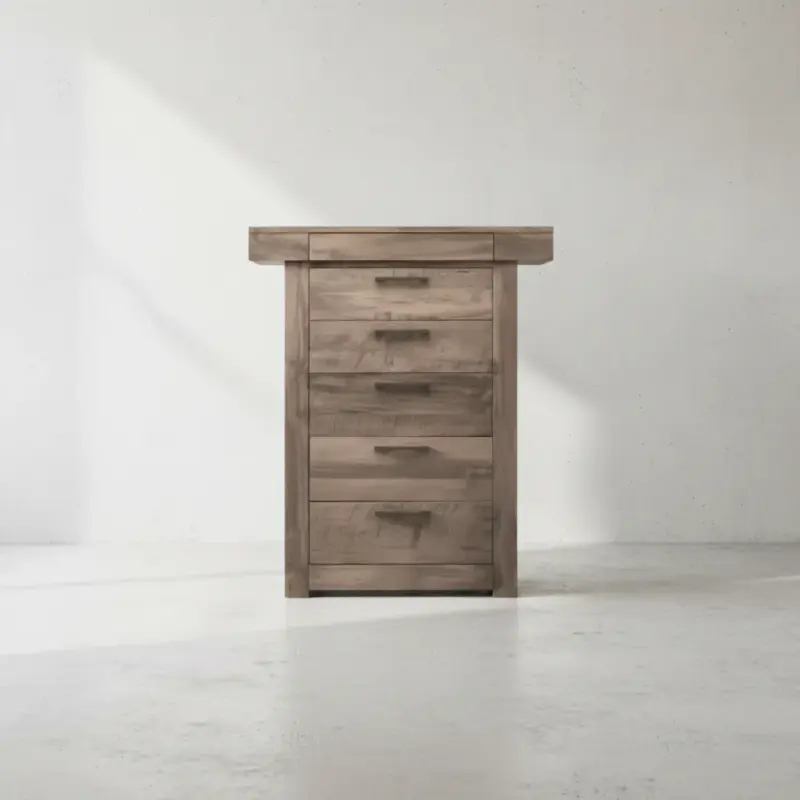 penwood furniture baxter highboy 6 drawers face on horizontal