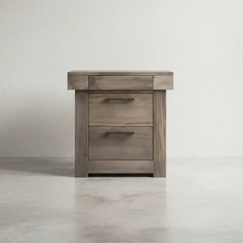 penwood furniture baxter night stand 2 drawers face on horizontal