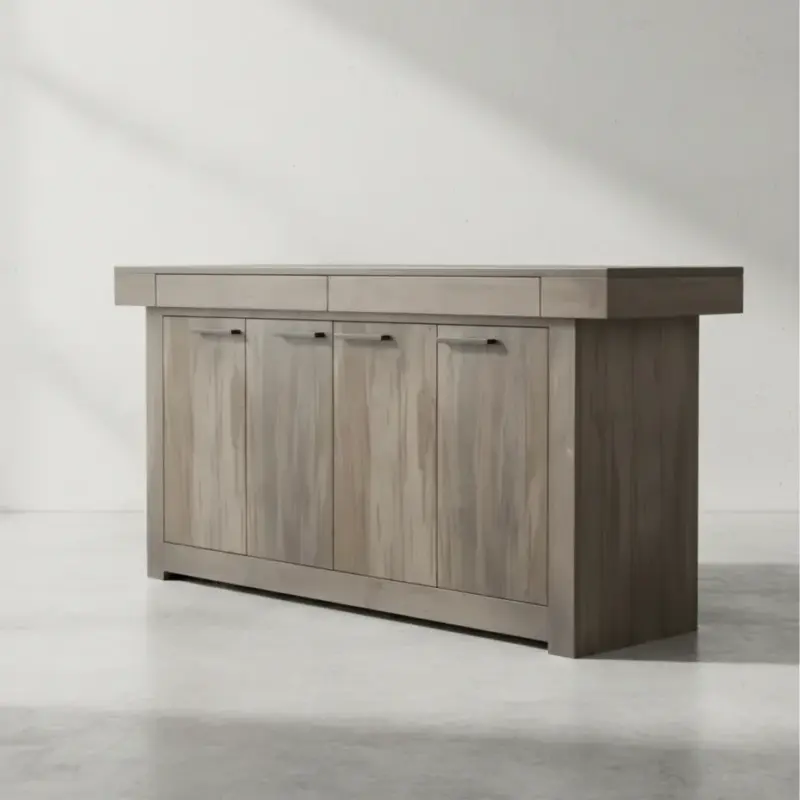 penwood furniture baxter sideboard 2 drawer 4 door 45 degree angle