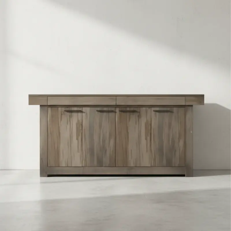penwood furniture baxter sideboard 2 drawer 4 door face on horizontal