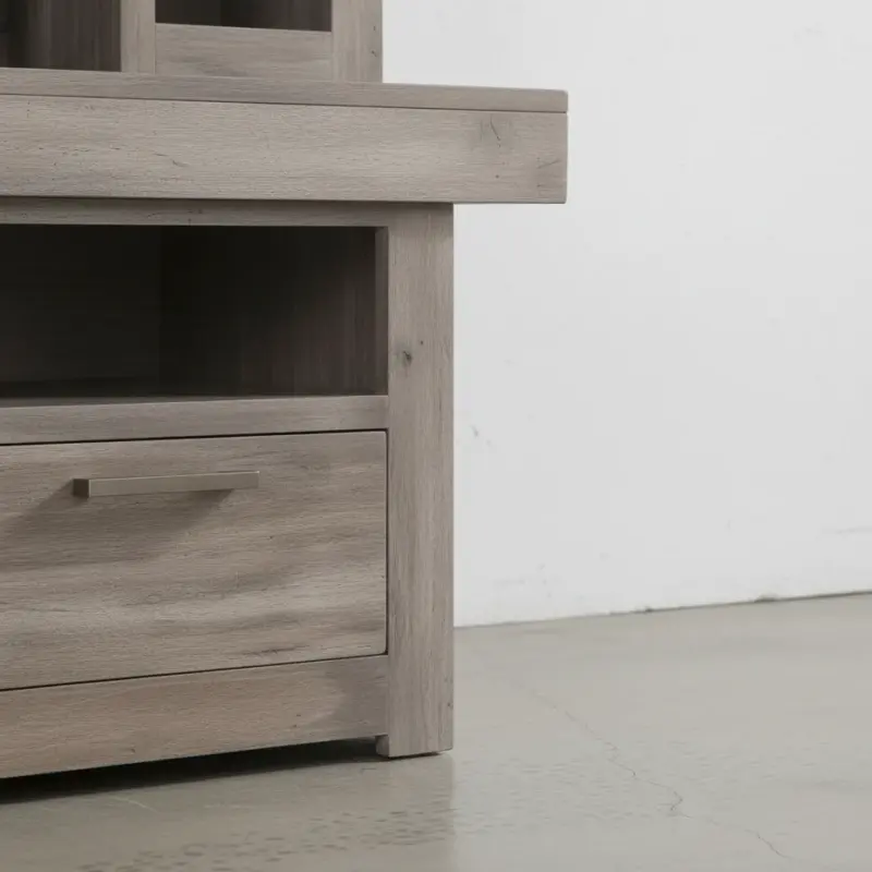 penwood furniture baxter tv stand with hutch medium close up