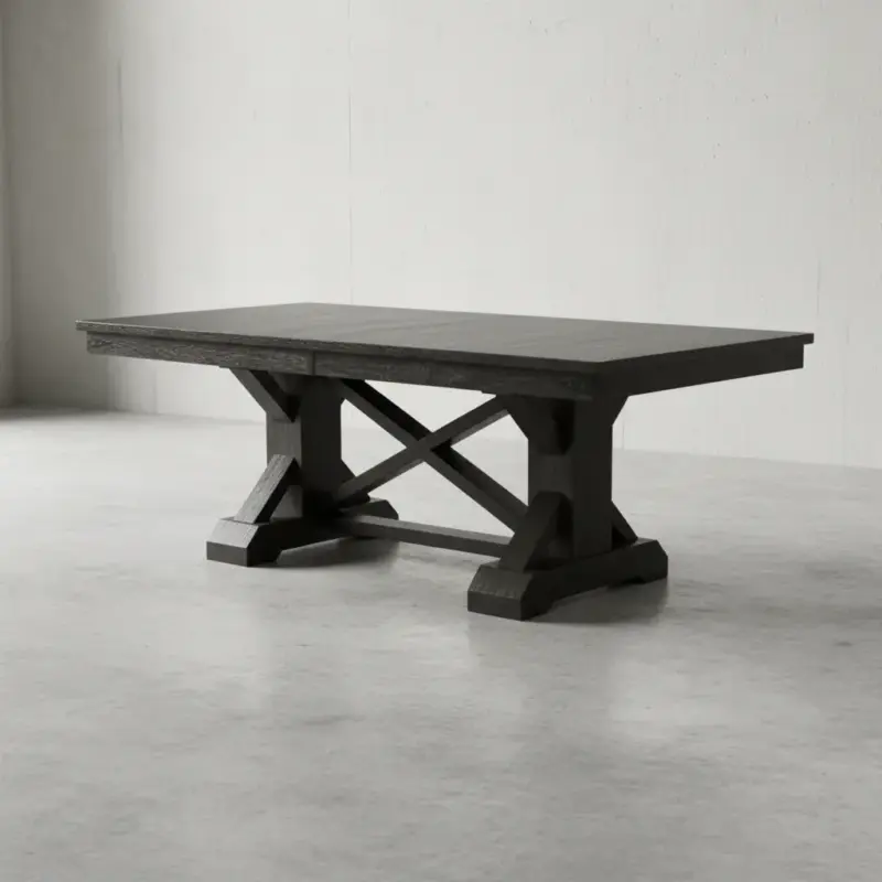penwood furniture bonanza dining table 45 degree angle