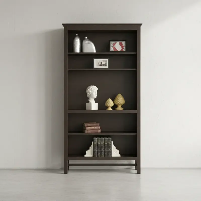 penwood furniture brooklyn bookcase face on horizontal