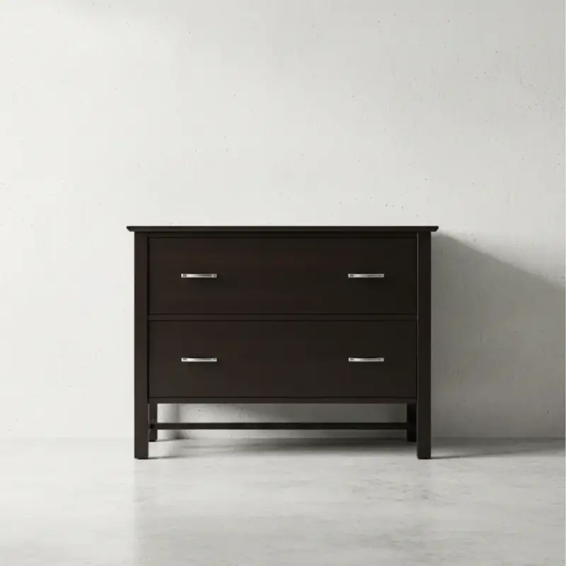 penwood furniture brooklyn file cabinet 2 drawers face on horizontal