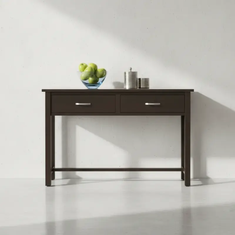 penwood furniture brooklyn hall table br120 face on horizontal