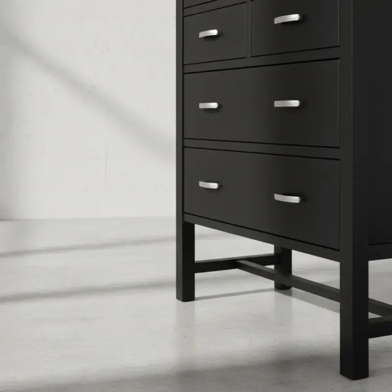 penwood furniture brooklyn highboy medium close up