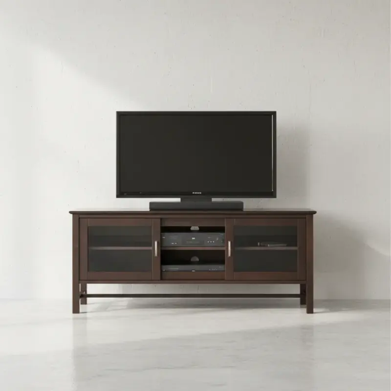 penwood furniture brooklyn media stand brhd60 face on horizontal