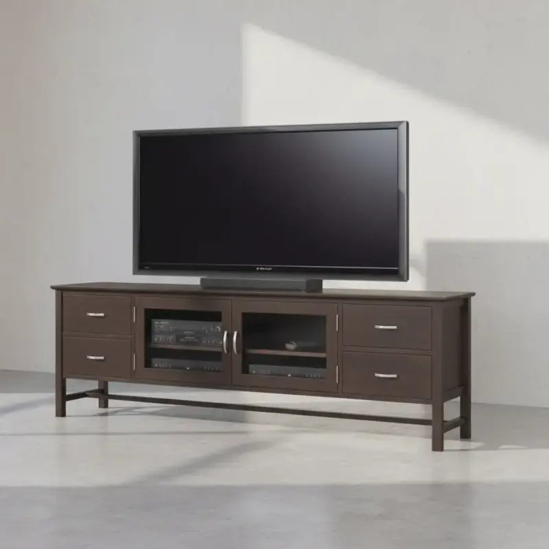 penwood furniture brooklyn media stand brhd84 45 degree angle