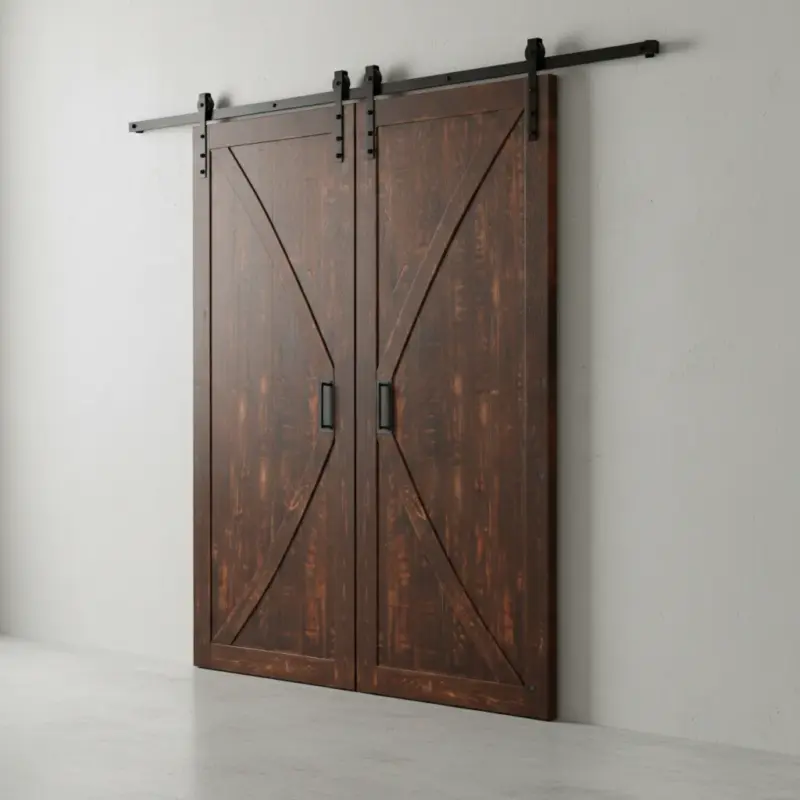 penwood furniture carlisle barn door 45 degree angle