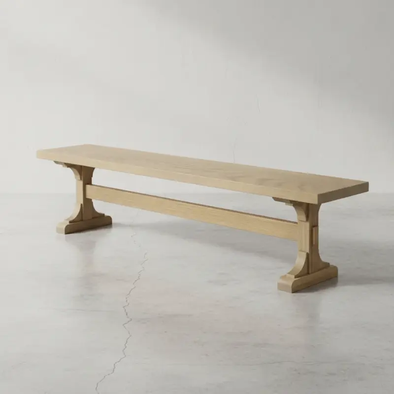 penwood furniture castleton dining bench 45 degree angle