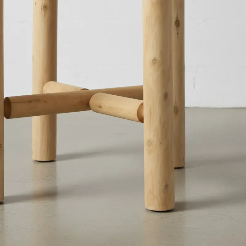 penwood furniture cedar bar table medium close up