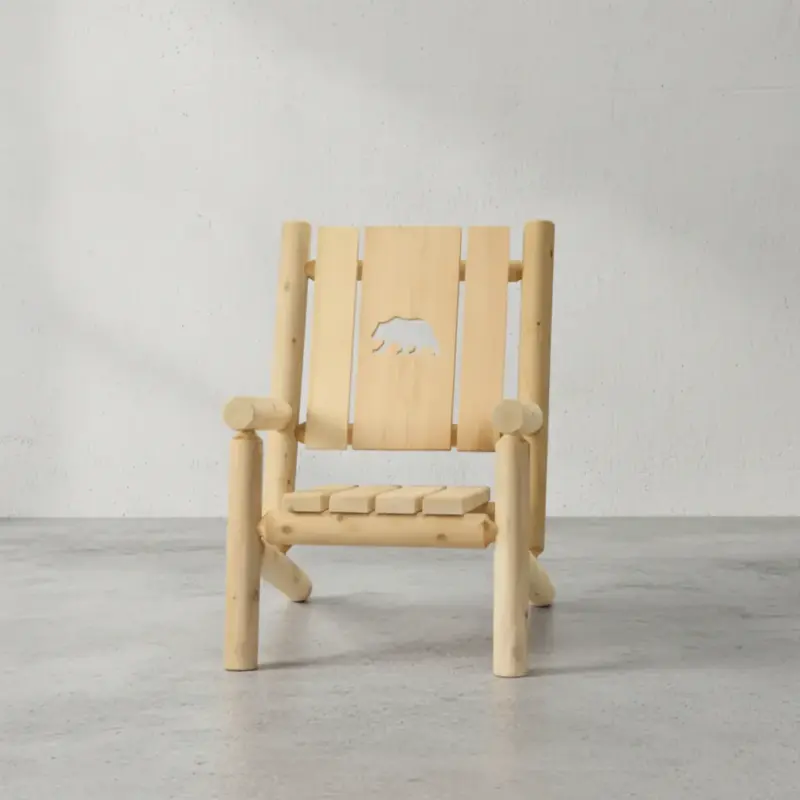 penwood furniture cedar cut back chair face on horizontal