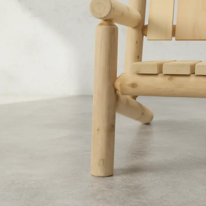 penwood furniture cedar cut back chair medium close up