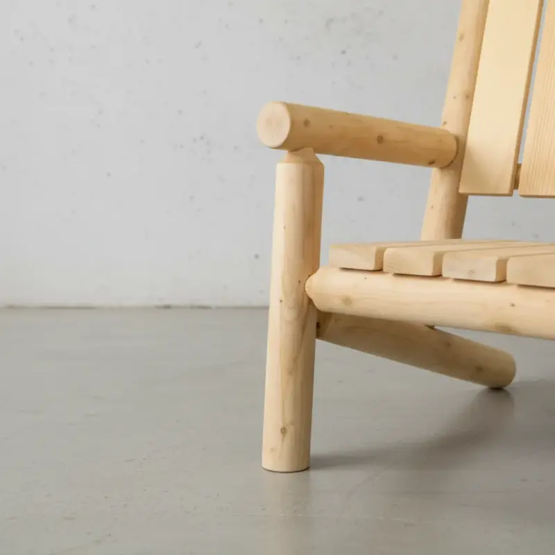 penwood furniture cedar cut back tea set medium close up