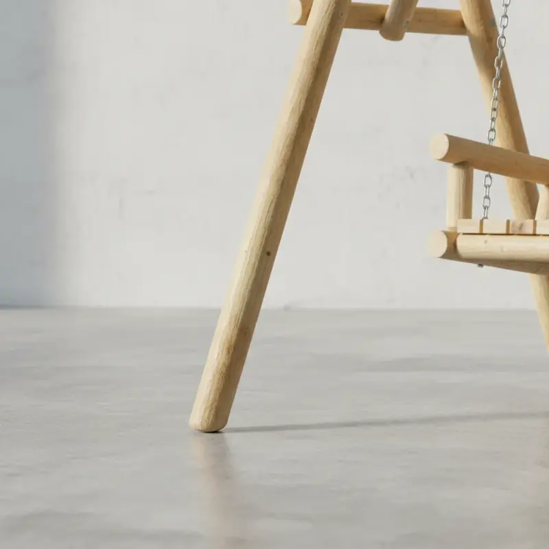 penwood furniture cedar log a frame swing medium close up