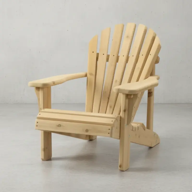 penwood furniture cedar muskoka chair 45 degree angle