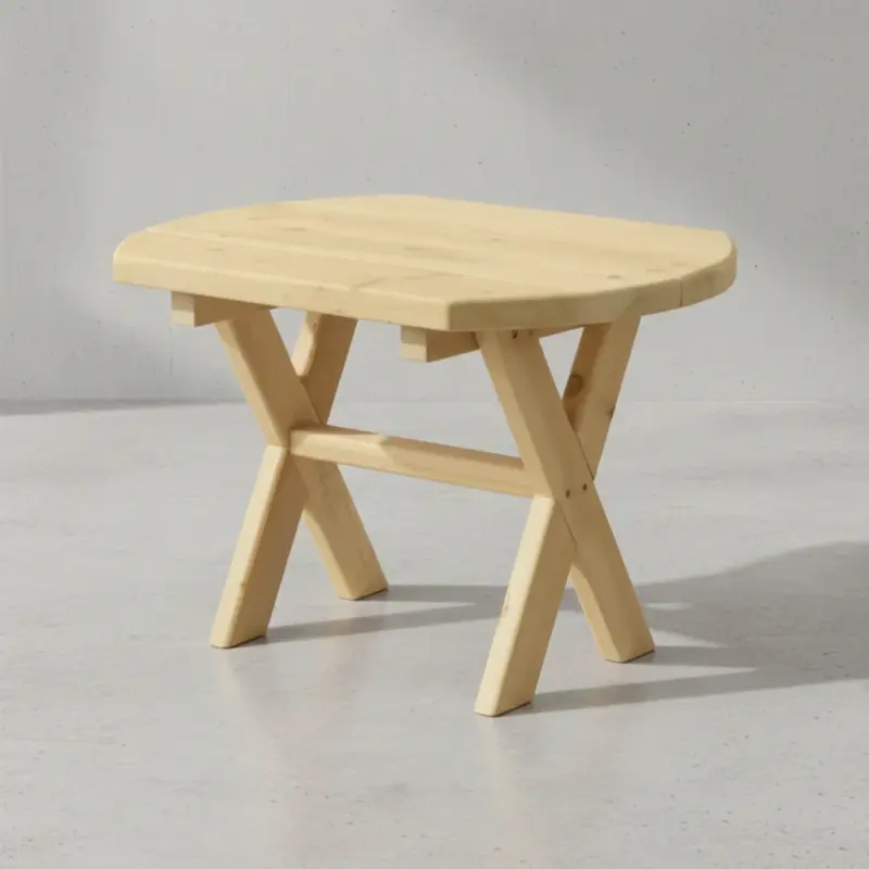 penwood furniture cedar muskoka coffee table 45 degree angle