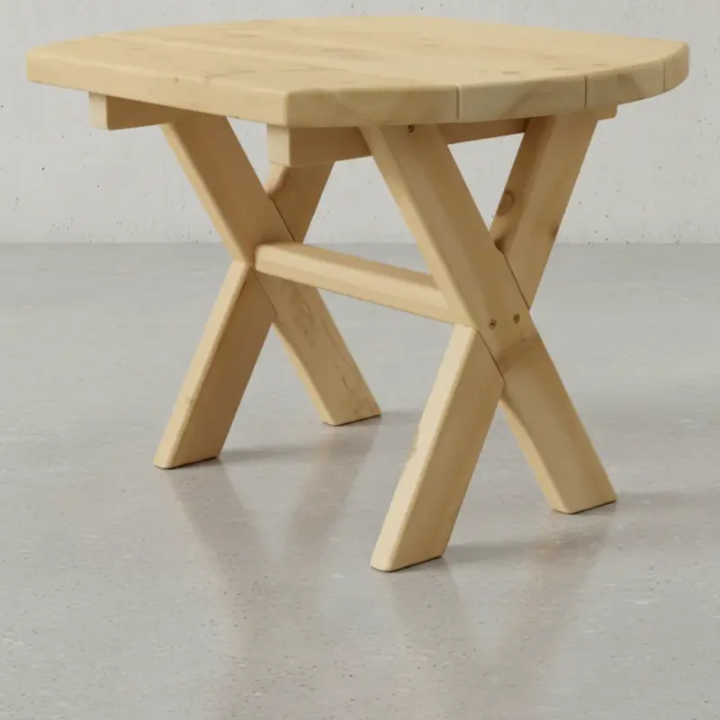 penwood furniture cedar muskoka coffee table medium close up