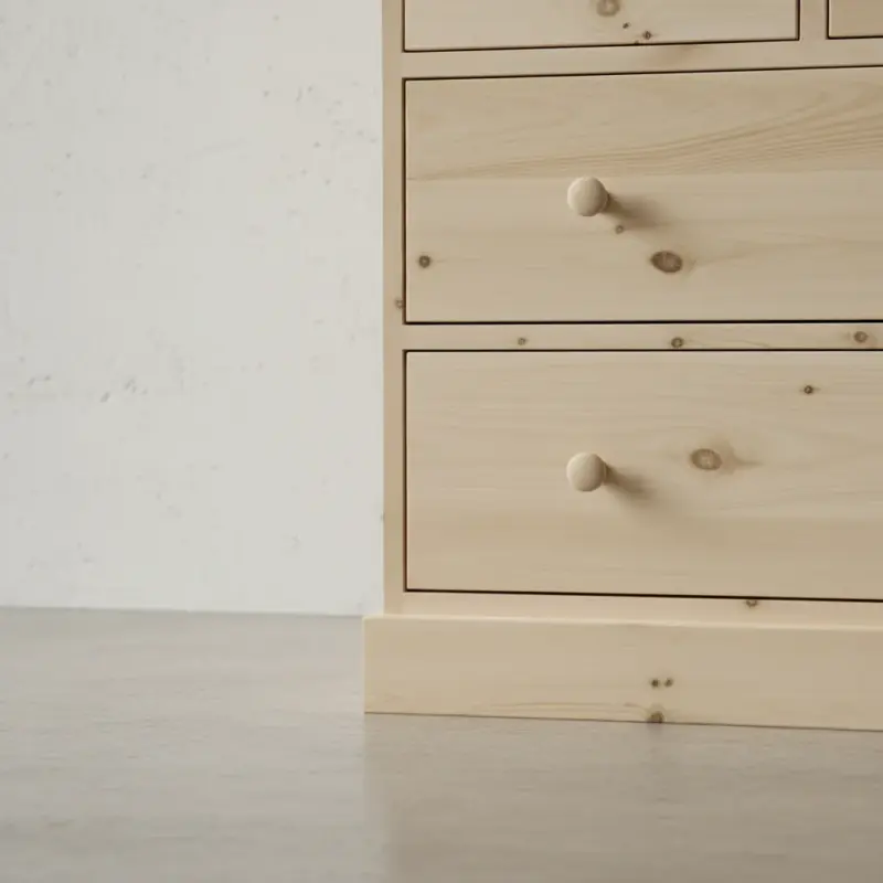 penwood furniture cottage 4 drawer hiboy ct14 medium close up