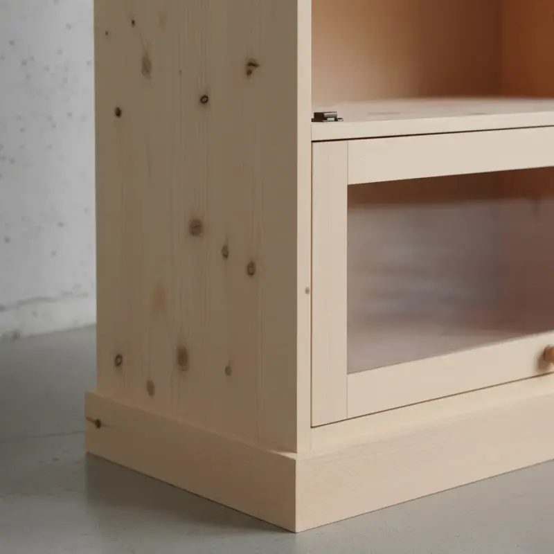 penwood furniture cottage barrister bookcase ctbb3 medium close up