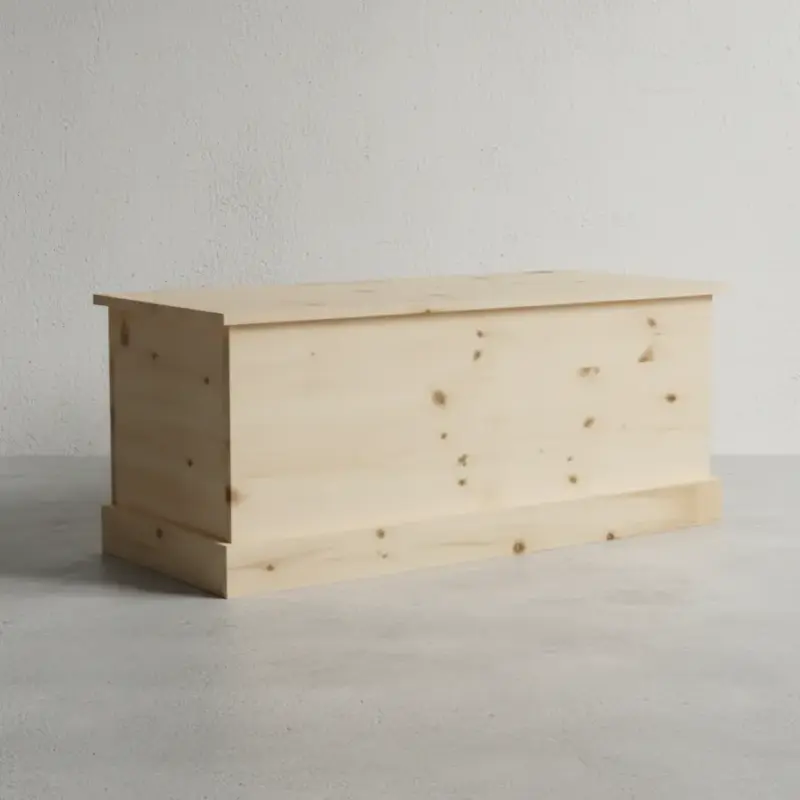 penwood furniture cottage blanket box ct40 45 degree angle