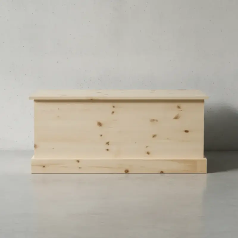 penwood furniture cottage blanket box ct40 face on horizontal