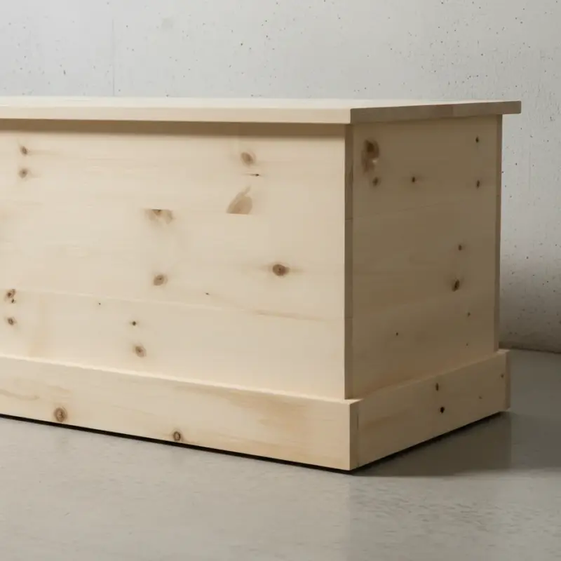 penwood furniture cottage blanket box ct40 medium close up