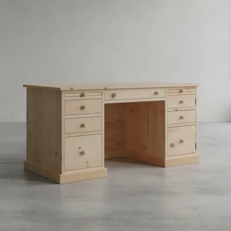 penwood furniture cottage classic computer desk ct60c 45 degree angle