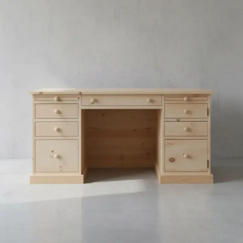 penwood furniture cottage classic computer desk ct60c face on horizontal