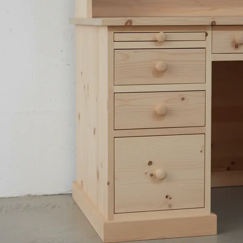 penwood furniture cottage classic desk ct60h medium close up