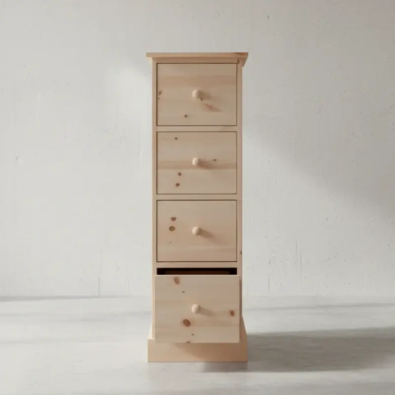 penwood furniture cottage letter size file cabinet ct1856 face on horizontal