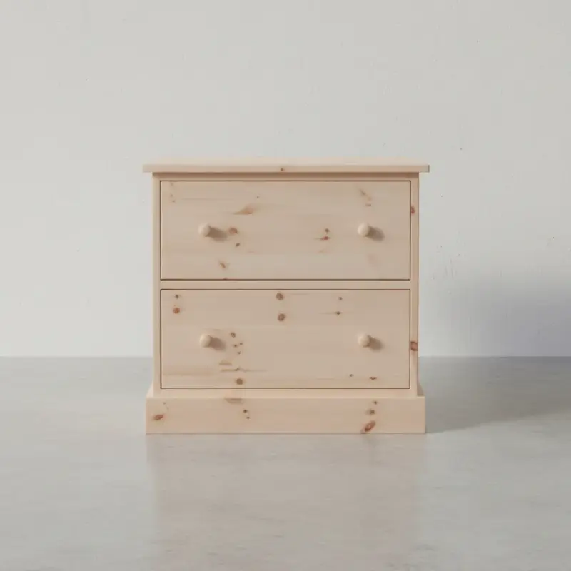 penwood furniture cottage letter size file cabinet ctf2 face on horizontal