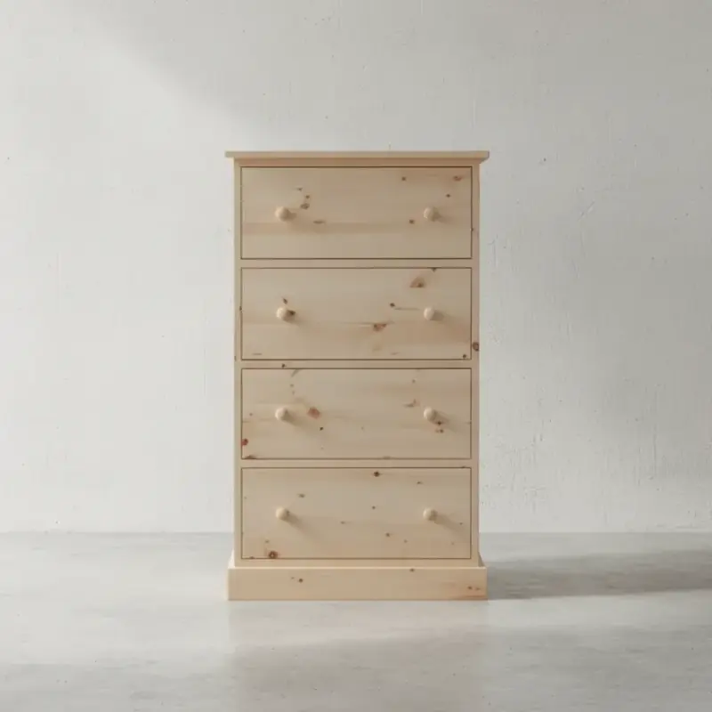 penwood furniture cottage letter size file cabinet ctf4 face on horizontal