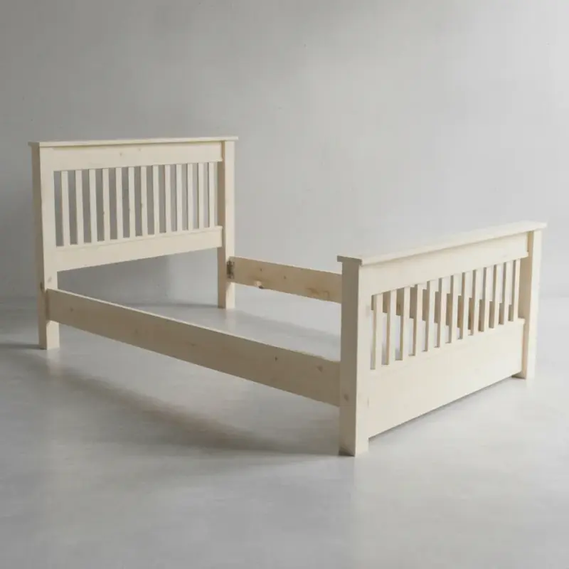 penwood furniture cottage queen bed 60sl 45 degree angle