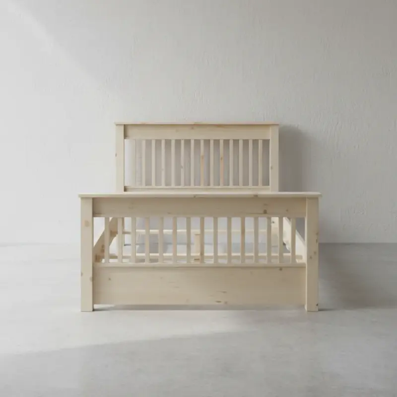 penwood furniture cottage queen bed 60sl face on horizontal