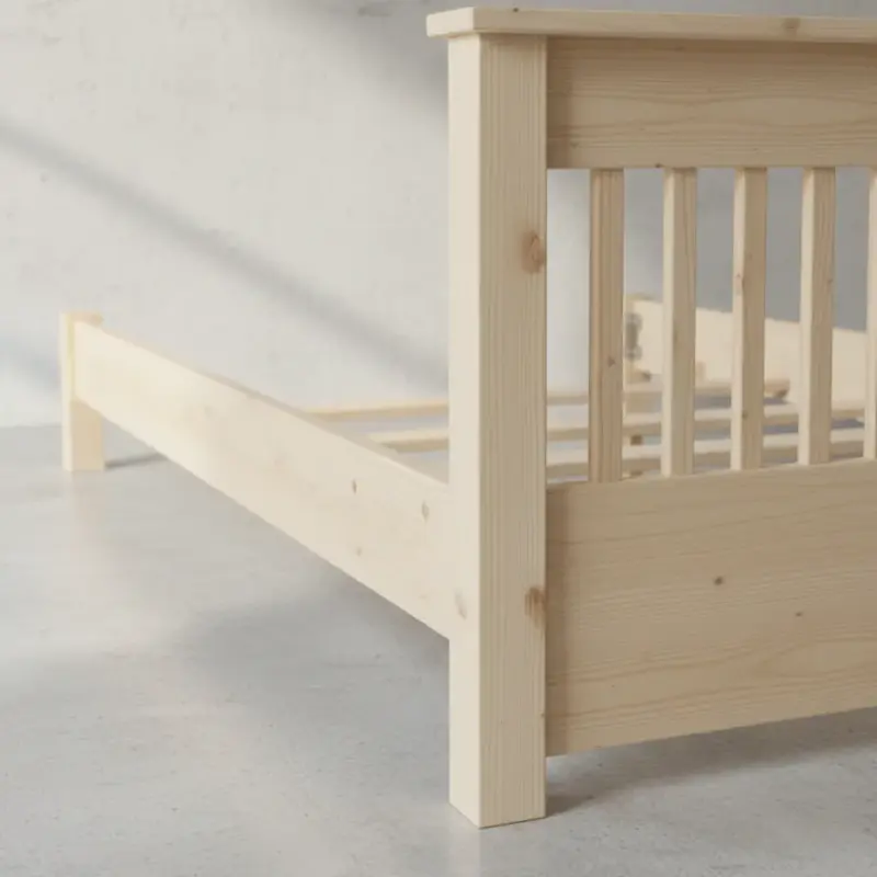 penwood furniture cottage queen bed 60sl medium close up