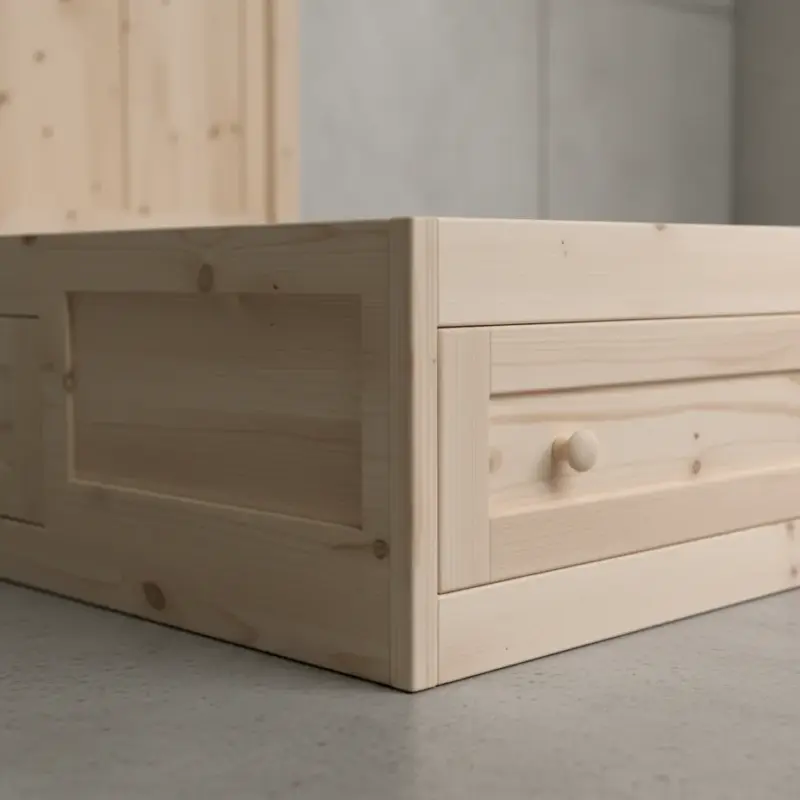 penwood furniture cottage queen size condo bed ctqc m medium close up