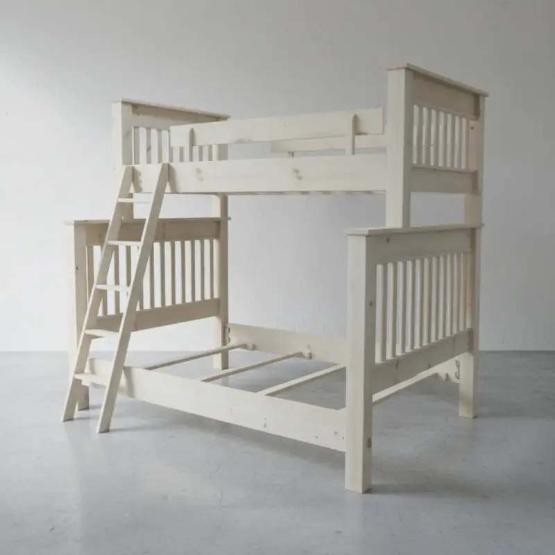 penwood furniture cottage single over double bunk bed 54slbunk 45 degree angle