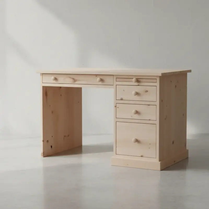 penwood furniture cottage student desk ct2448d 45 degree angle