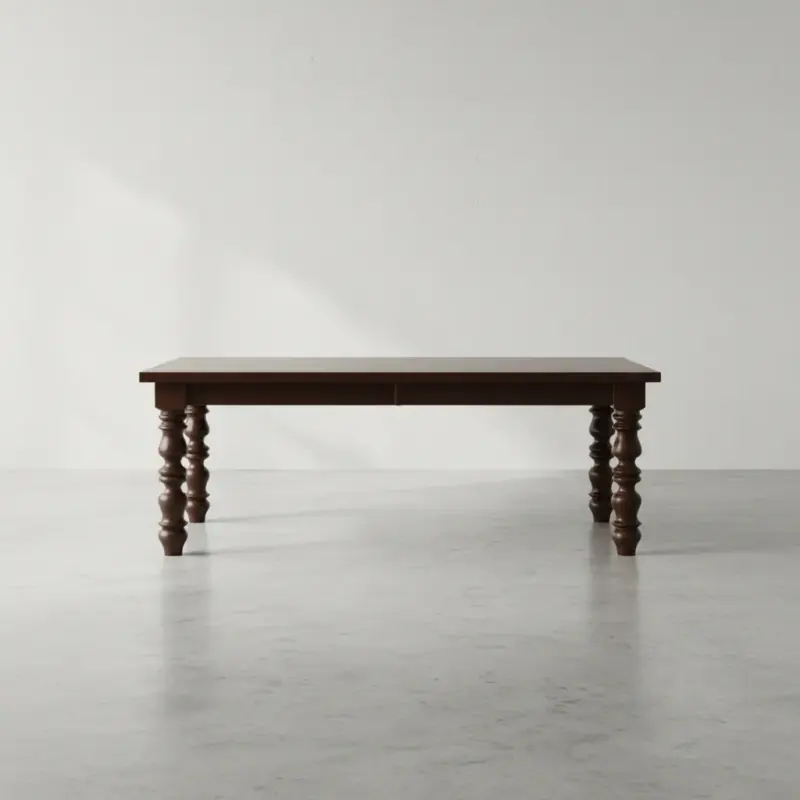 penwood furniture darius dining table face on horizontal