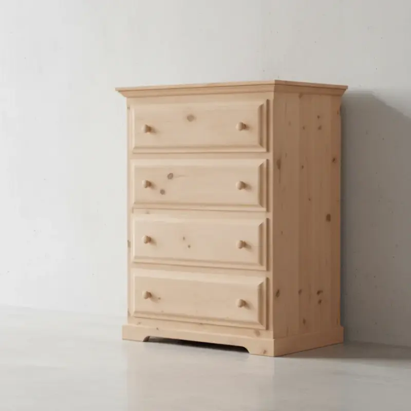 penwood furniture f4 4 drawer chest 45 degree angle