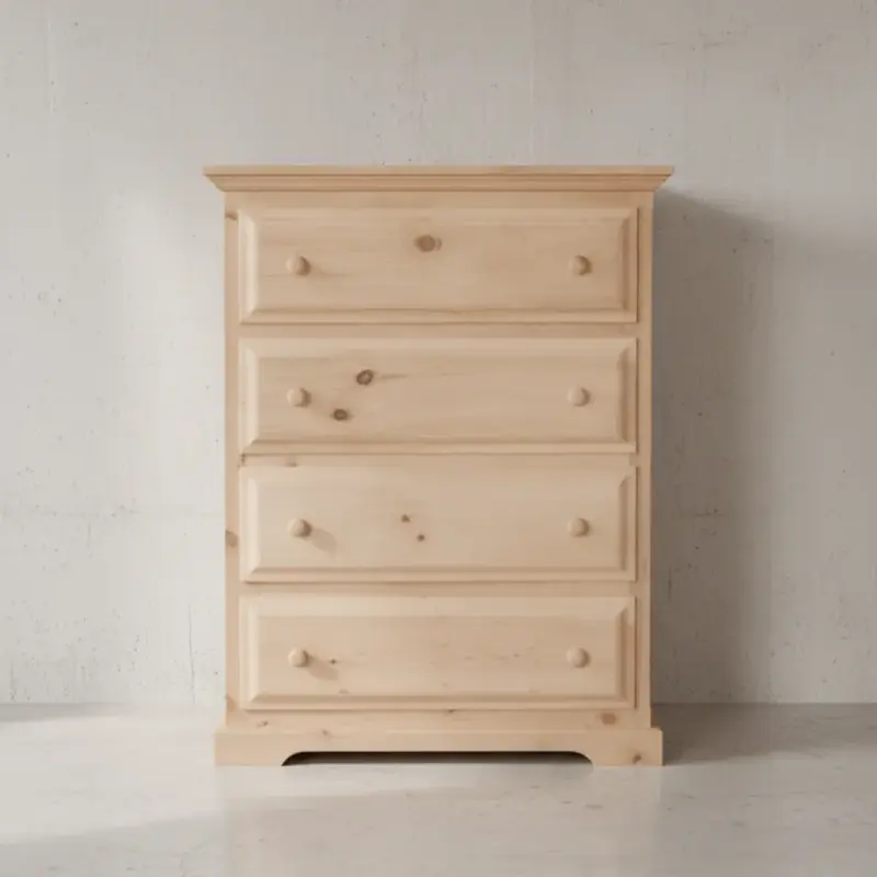 penwood furniture f4 4 drawer chest face on horizontal