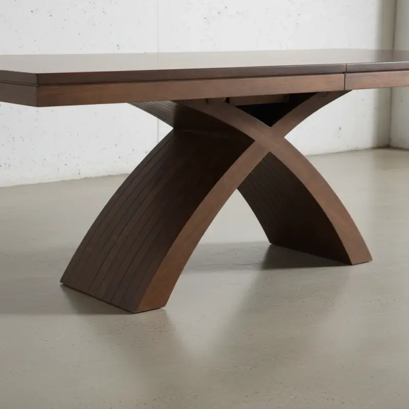 penwood furniture fifth avenue dining table medium close up