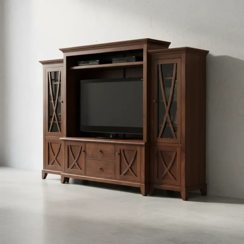 penwood furniture florence entertainment unit 45 degree angle