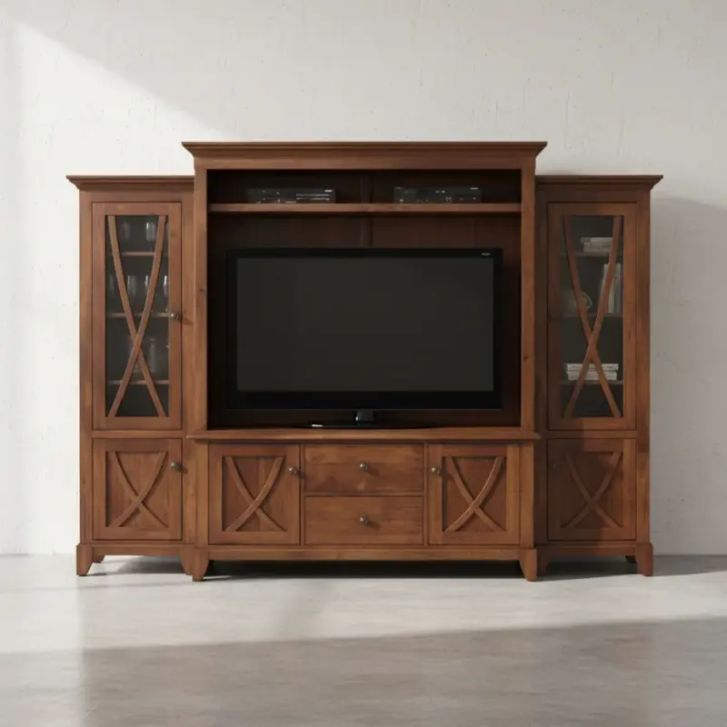 penwood furniture florence entertainment unit face on horizontal