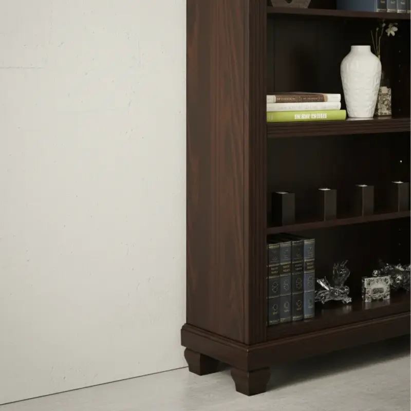 penwood furniture florentino bookcase f80 medium close up