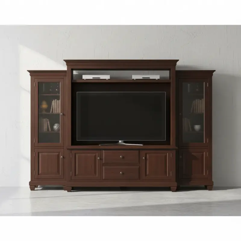 penwood furniture florentino entertainment unit face on horizontal